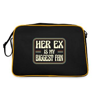 Her Ex Is My Biggest Fan Ex-Girlfriend Break Up - Retro Tasche - Schwarz/Gold - Hinten