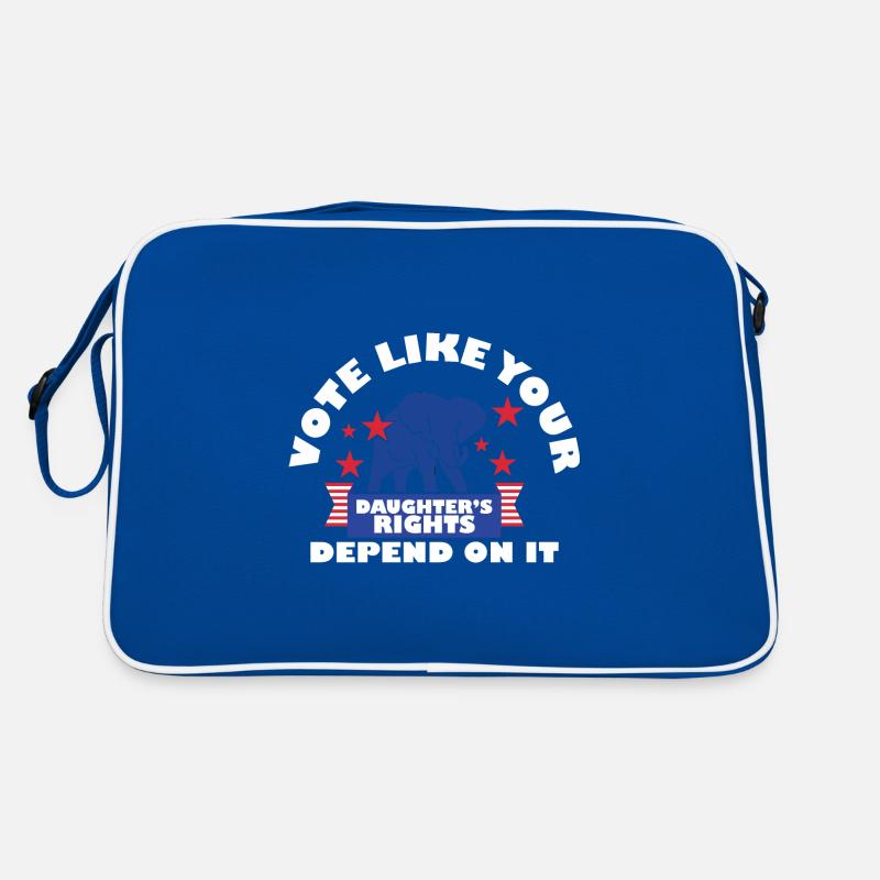 Vote Matters Vote Like Your Daughter's Rights Retro Tasche