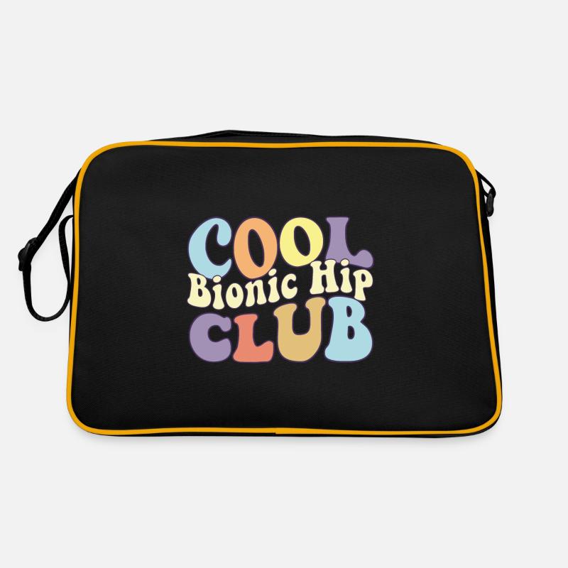 Cool Bionic Hip Club Hip Replacement Surgery Retro Bag