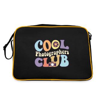 Cool Photographers Club Caméra Photography Squad - Sac Retro - noir/or - Dos
