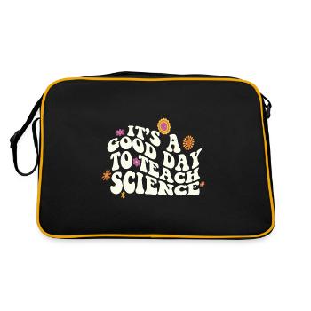 C’est une bonne journée Enseigner les sciences Professeur de sciences - Sac Retro - noir/or - Dos