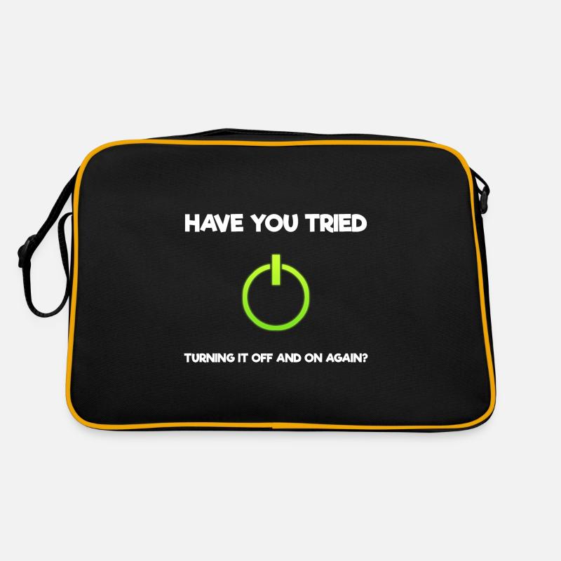 Have You Tried Turning It Off And On Again? Retro Tasche