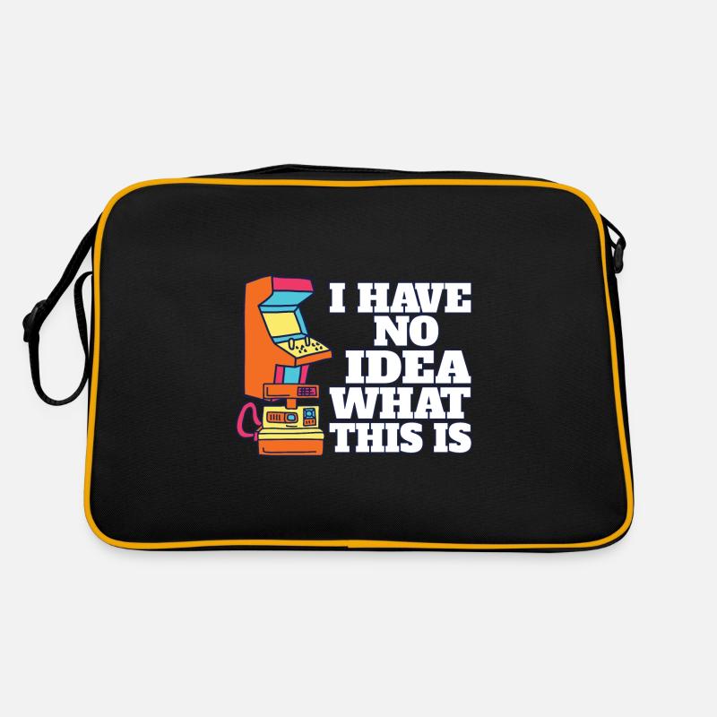 I Have No Idea What This Is 70s Throwback 80s Retro Bag