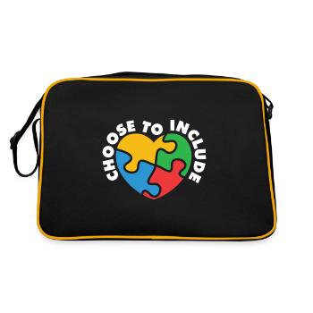 Choisissez d’inclure un enseignant spécialisé - Sac Retro - noir/or - Dos