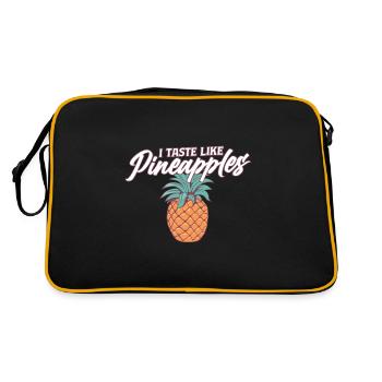 Style de vie échangiste J’ai le goût des ananas - Sac Retro - noir/or - Dos