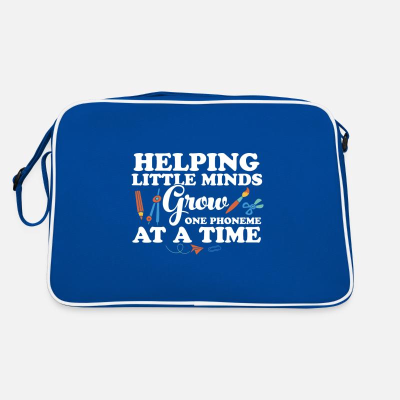 Helping Little Minds Grow One Phoneme At A Time Retro Tasche