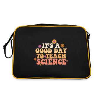 C’est une bonne journée Enseigner les sciences Professeur de sciences - Sac Retro - noir/or - Dos