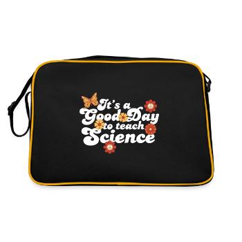 C’est une bonne journée Enseigner les sciences Professeur de sciences - Sac Retro - noir/or - Dos