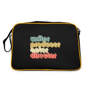 Writer Producer Actor Director Film Maker Movie - Retro Bag - black/gold - Back
