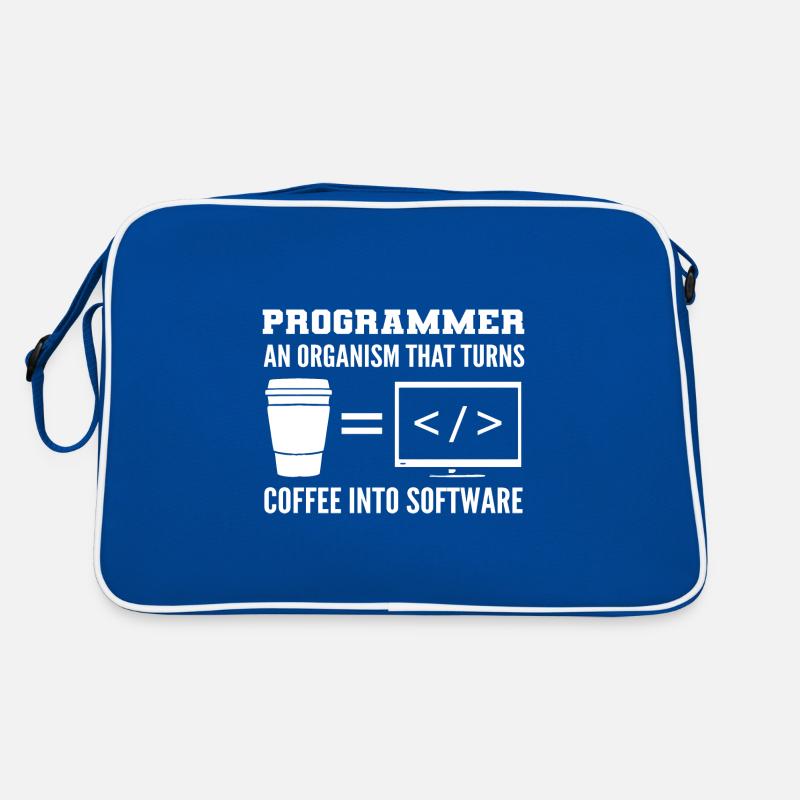 Software Programmierer Technikmensche Retro Tasche