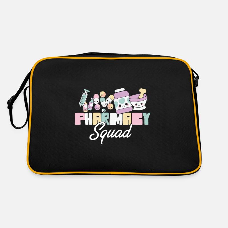 Pharmacy Squad Pharmacist Life Pharmacology Retro Bag