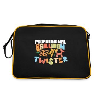 Professional Balloon Animal Twister Circus - Retro Tasche - Schwarz/Gold - Hinten