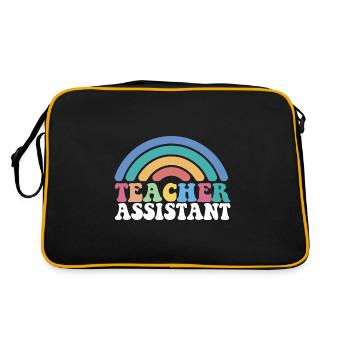 Enseignant(e) suppléant(e) Assistant(e) d’enseignement - Sac Retro - noir/or - Dos
