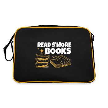Read Smore Books Reading Squad Summer Camp - Retro Tasche - Schwarz/Gold - Hinten