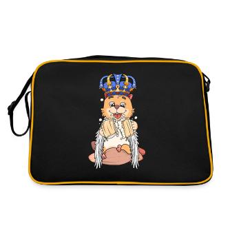 Party King Cat Booze Fantasy Beer Glasses Animal - Retro Bag - black/gold - Back