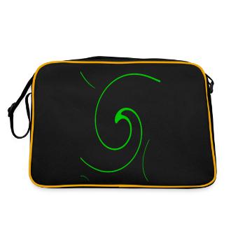 Neon Spirale - Sac Retro - noir/or - Dos