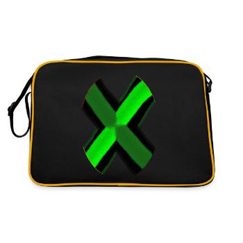 Neon Black X - Retro Bag - black/gold - Back