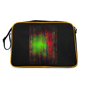 Ondes sonores - Sac Retro - noir/or - Dos