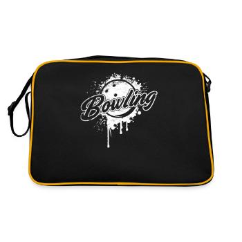 Bamm! Bowl Design For Bowlers - Retro Bag - black/gold - Back