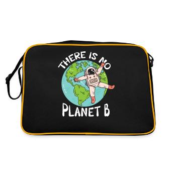There is no Planet-b-design For Climate Change - Retro Bag - black/gold - Back