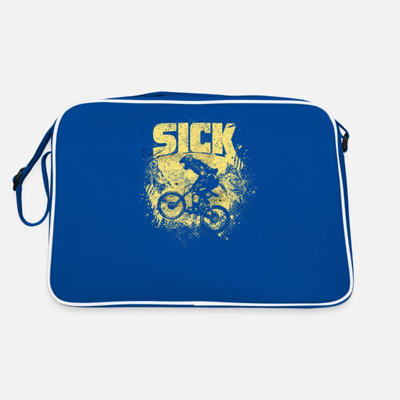 Conception de cycliste malade pour les cyclistes ou Sac Retro