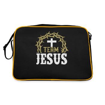 Team Jesus Design pour Christian et True - Sac Retro - noir/or - Dos