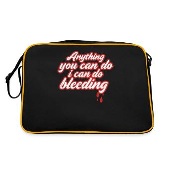 Tout ce que vous pouvez faire, je peux le faire pour Bleeding - Sac Retro - noir/or - Dos