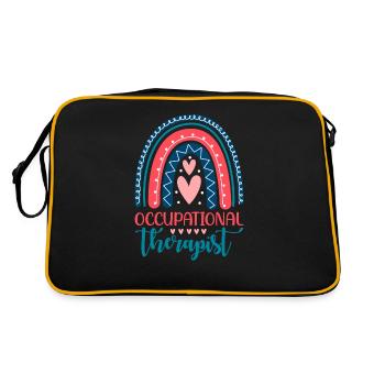 Conception d’ergothérapeutes Pour les travailleurs en thérapie - Sac Retro - noir/or - Dos