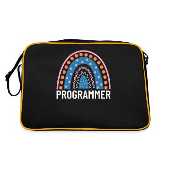 Programmer design for - Retro Bag - black/gold - Back