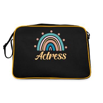 Conception d’actrice pour les fans d’acteur - Sac Retro - noir/or - Dos