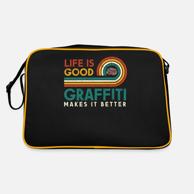 Life is good geometry makes it better Retro Bag
