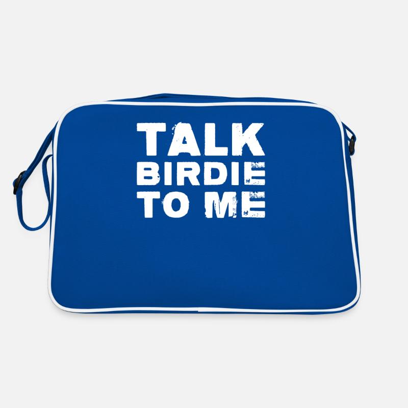 Talk Birdie With Me Golf Design Pour un Sac Retro