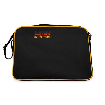 Il y a un ours koala dans chaque conception de koala - Sac Retro - noir/or - Dos