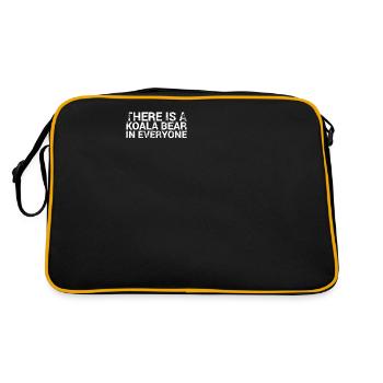 Il y a un ours koala dans chaque conception de koala - Sac Retro - noir/or - Dos