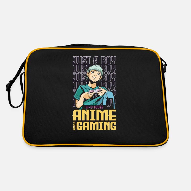 Nur Ein Junge, Der Anime Ramen & Gaming Liebt Retro Tasche