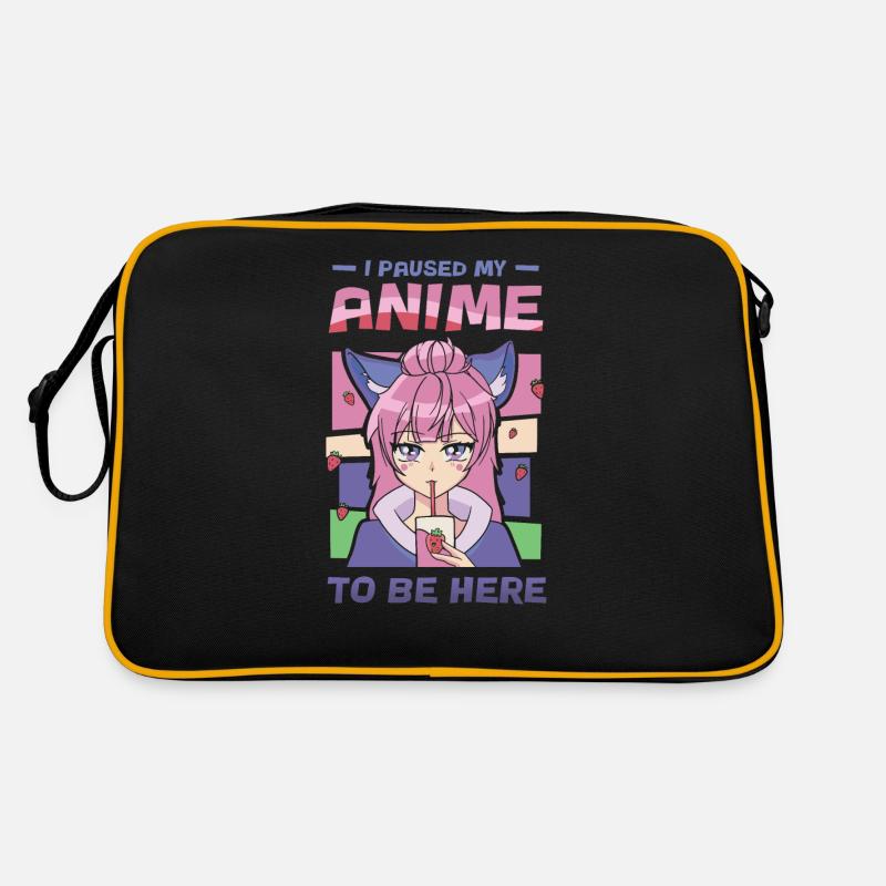 I stopped my anime to design here Retro Bag