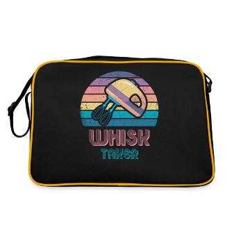 Porte-whiskies pour boulangers ou amateurs de pâtisserie - Sac Retro - noir/or - Dos
