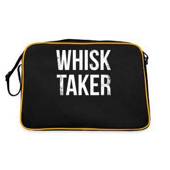 Porte-whiskies pour boulangers ou amateurs de pâtisserie - Sac Retro - noir/or - Dos