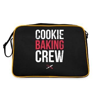 Équipe de cuisson de biscuits pour les boulangers ou les amateurs de pâtisserie - Sac Retro - noir/or - Dos