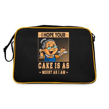 I hope your cake is as juicy as I am for - Retro Bag - black/gold - Back