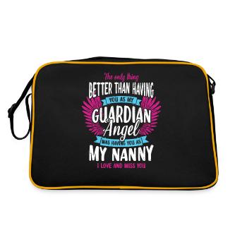 La seule chose qui est meilleure que vous que la mienne - Sac Retro - noir/or - Dos