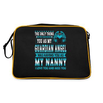 La seule chose qui est meilleure que vous que la mienne - Sac Retro - noir/or - Dos