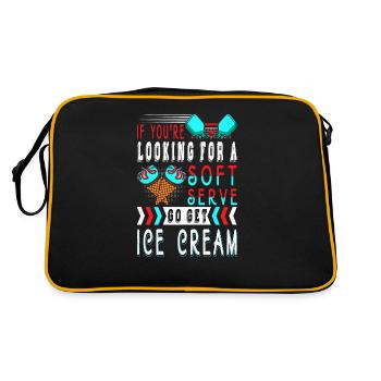 If you are looking for a soft serve, - Retro Bag - black/gold - Back