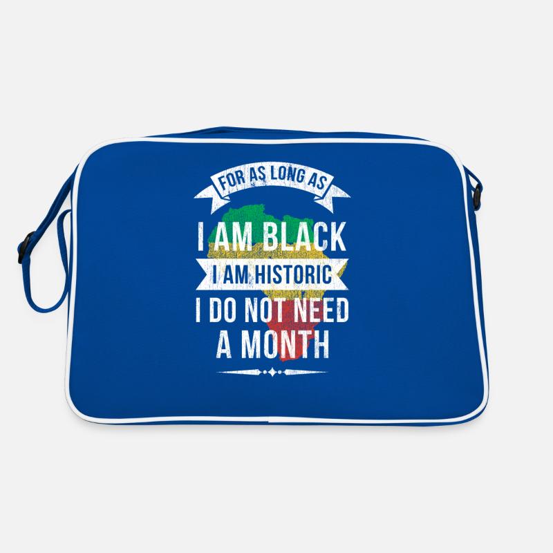 Solange Ich Schwarz Bin, Bin Ich Historisch Retro Tasche