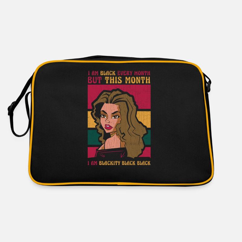 I'm black every month, but this month I'm Retro Bag