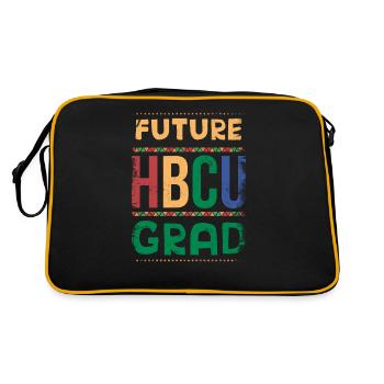 Futur diplômé Hbcu Pour Fier - Sac Retro - noir/or - Dos