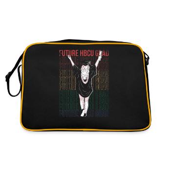 Futur diplômé Hbcu Pour Fier - Sac Retro - noir/or - Dos