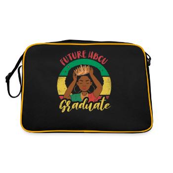 Futur diplômé Hbcu Pour Fier - Sac Retro - noir/or - Dos