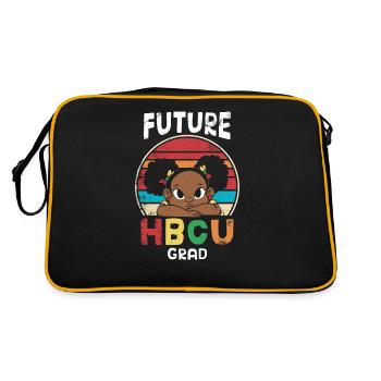 Future Hbcu graduate For The Proud - Retro Bag - black/gold - Back