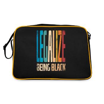 Légaliser le fait d’être noir à - Sac Retro - noir/or - Dos